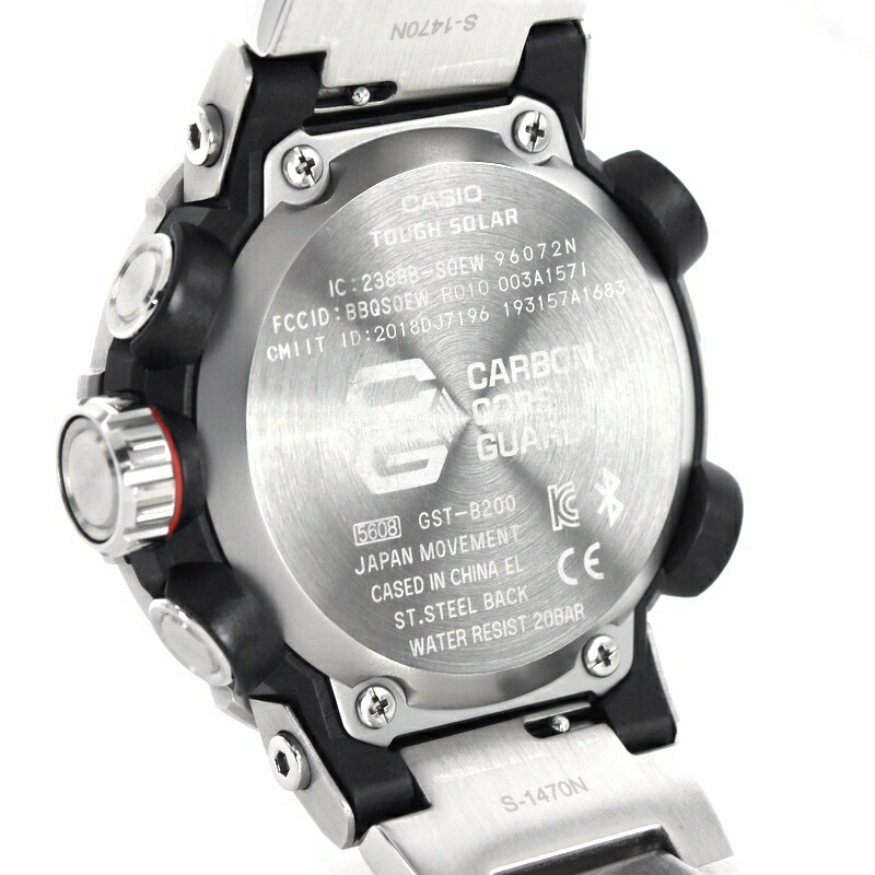 楽天市場】G-SHOCK G-STEEL GST-B200D-1AJF カシオ GST-B200 Series