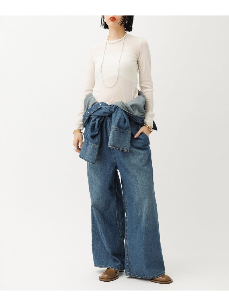 楽天市場】デニムジャンプスーツ ADAM ET ROPE' FEMME アダムエロペ