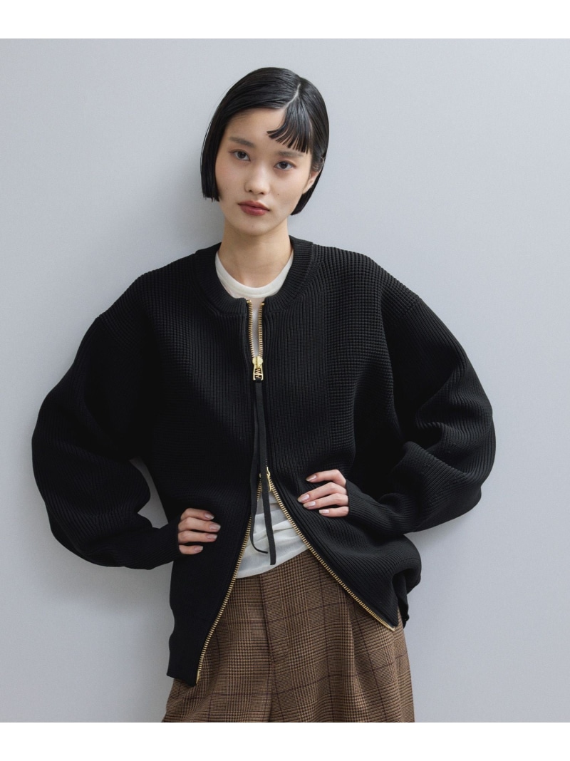 楽天市場】【WEB限定】・【サステナブル】ジップニットカーディガン