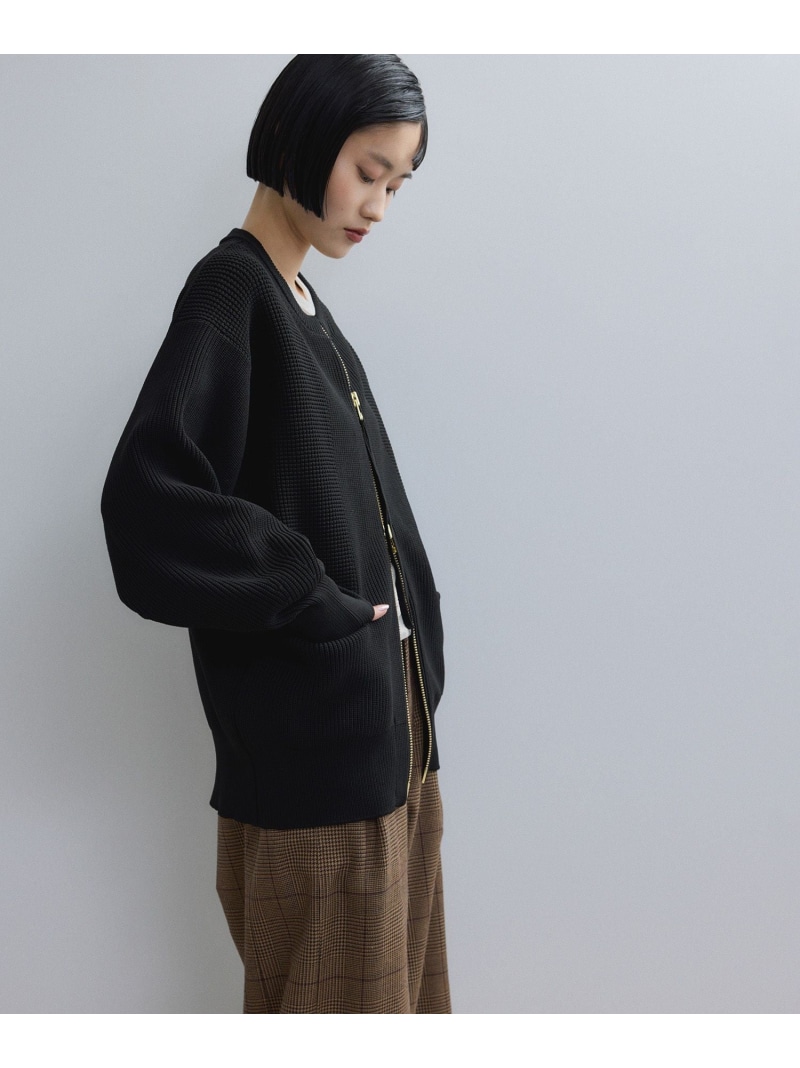 楽天市場】【WEB限定】・【サステナブル】ジップニットカーディガン