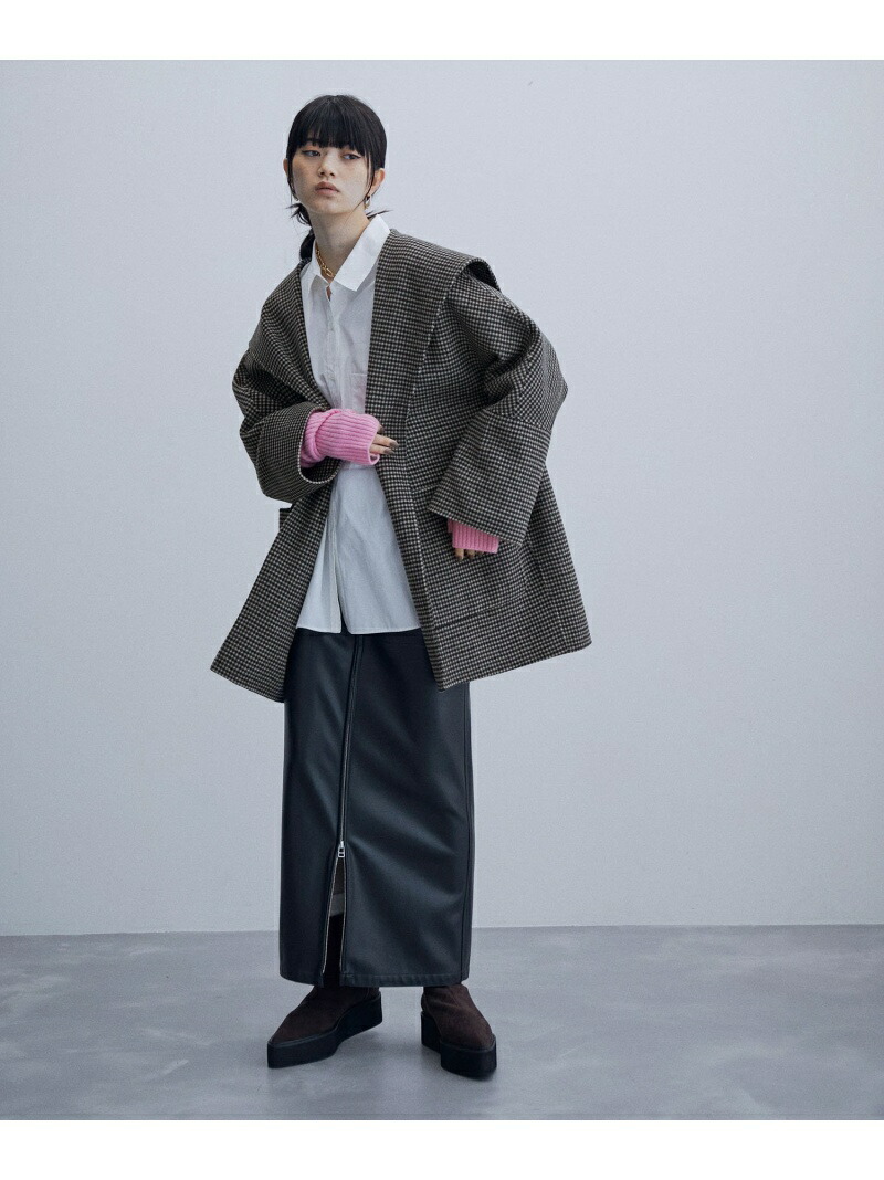 楽天市場】【SALE／50%OFF】Super120's ウールリバーハーフコート ADAM