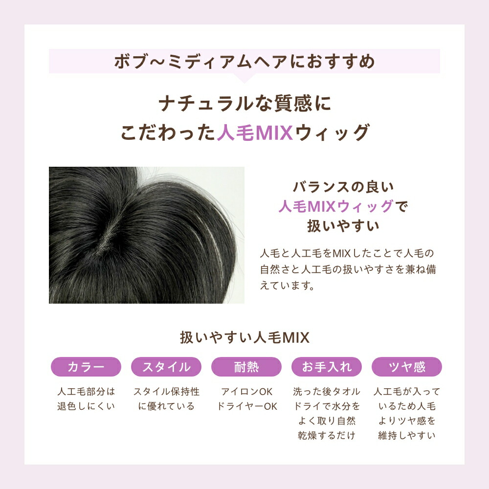 楽天市場】ウィッグ 部分ウィッグ トップピース アデランス Raffine