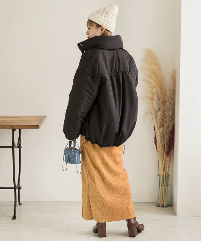 楽天市場】中綿 取外しネック ブルゾン ジャケット アウター