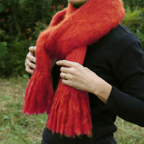 楽天市場】LA MOHAIR モヘア ストール キッドモヘア マフラー【在庫