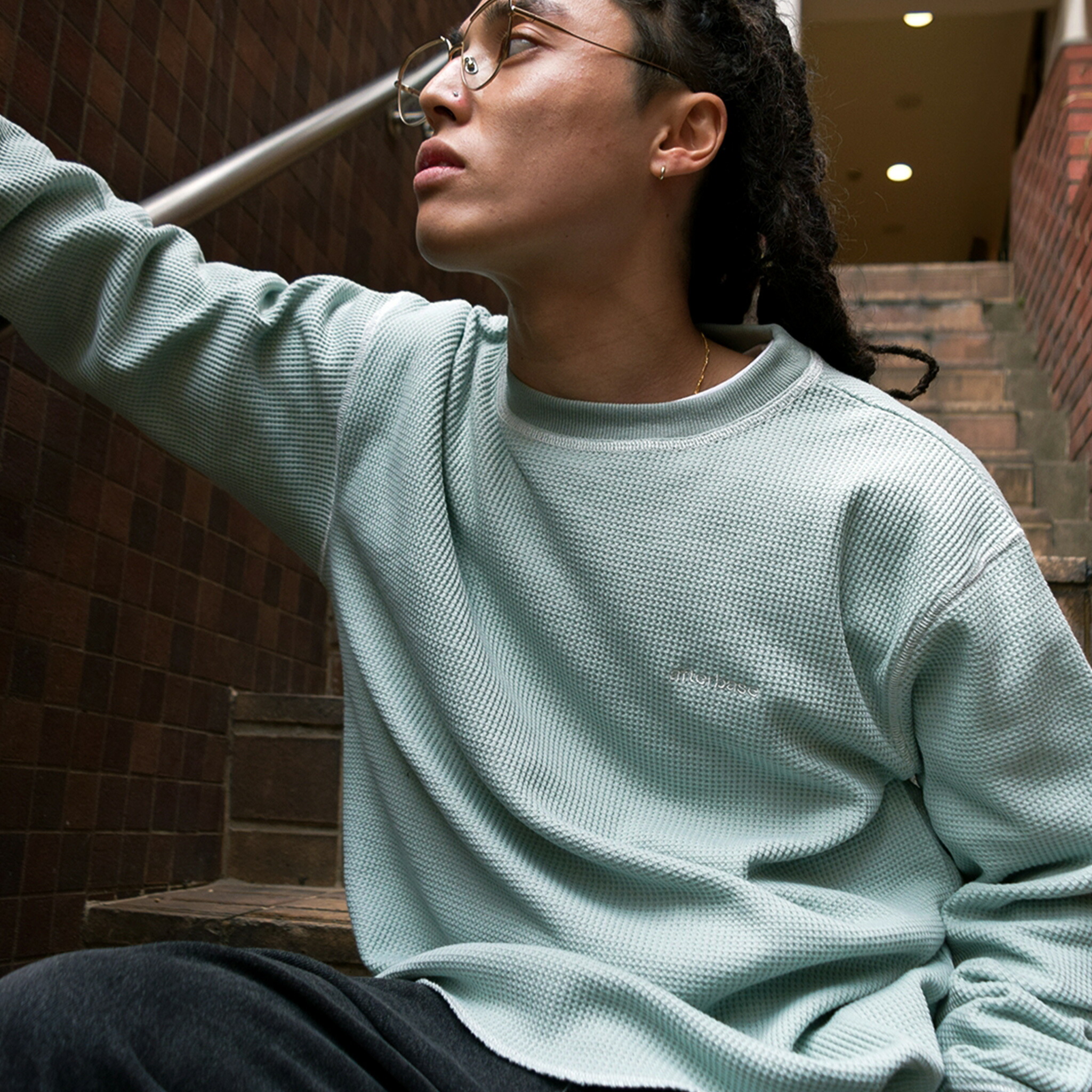 楽天市場】afterbse サーマル ロングスリーブ ティーシャツ THERMAL L