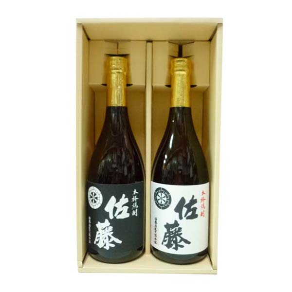 楽天市場】佐藤黒と佐藤白のセット（720ml）〔ギフト箱K付