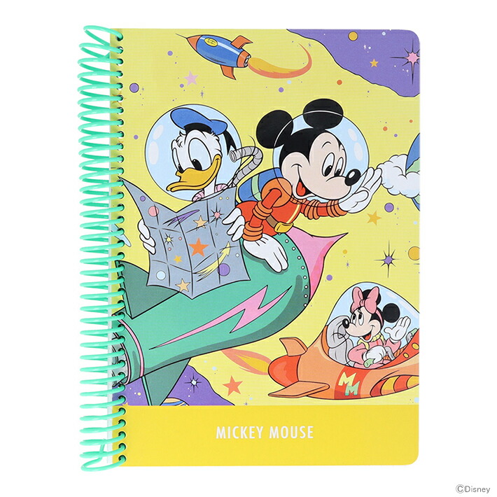 楽天市場】ディズニー ミッキーマウス リングノート B6 レトロアート