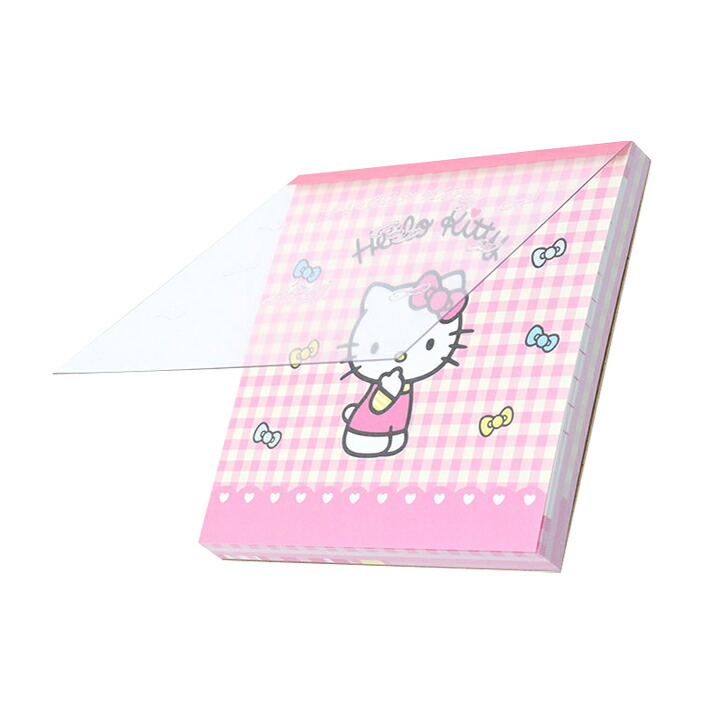 楽天市場】ハローキティ スクエアメモ ピンク 4901770642710 [M便 1/6