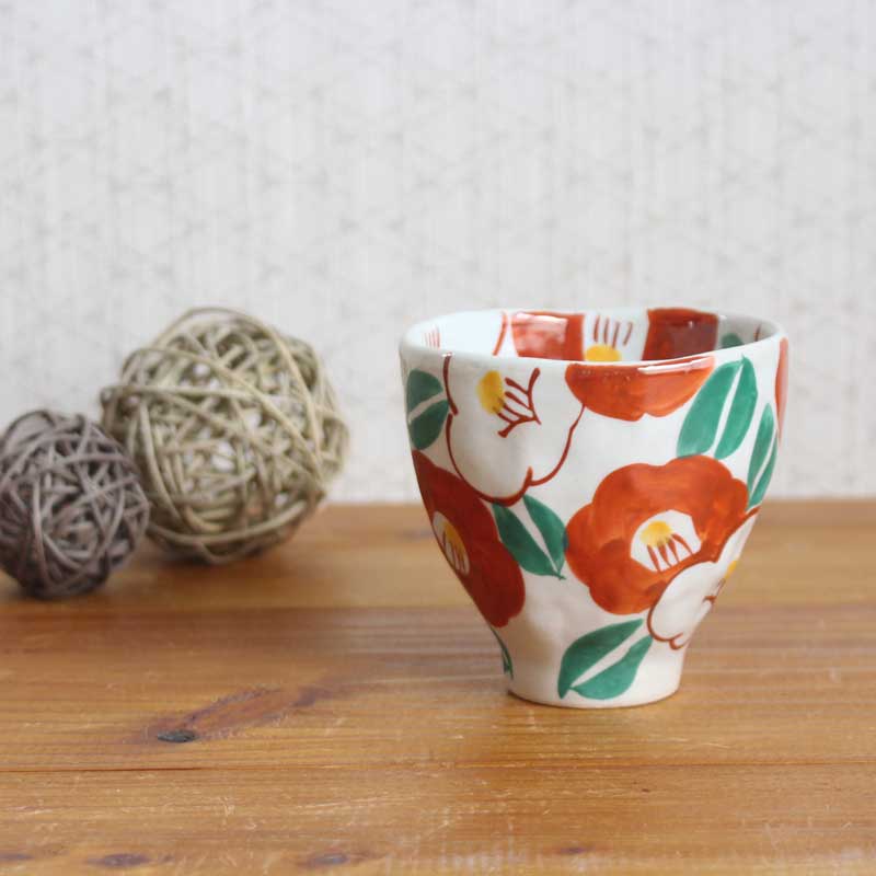 楽天市場】【赤絵ツバキ 湯呑】瀬戸焼 和食器 食器 湯飲み 湯のみ