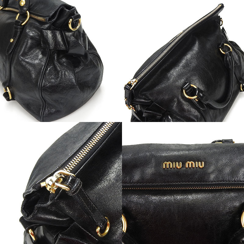 楽天市場】○【中古】ミュウミュウ MIU MIU 2WAYハンドバッグ RT0365