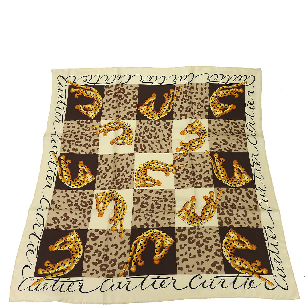 楽天市場】【中古】カルティエ マスト ドゥ スカーフ シルク100