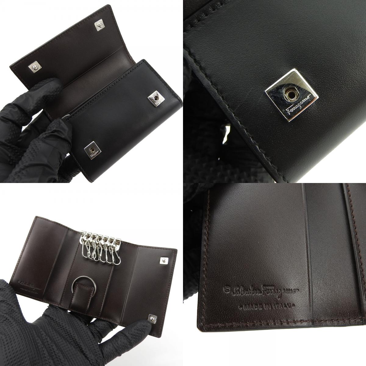 楽天市場】【中古】 サルヴァトーレフェラガモ キーケース AQ-66 3018