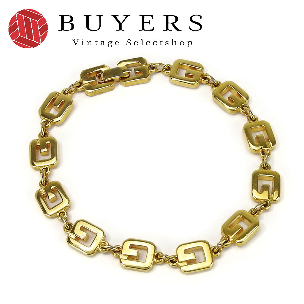 楽天市場】【中古】 ジバンシー ブレスレット メタル ゴールド