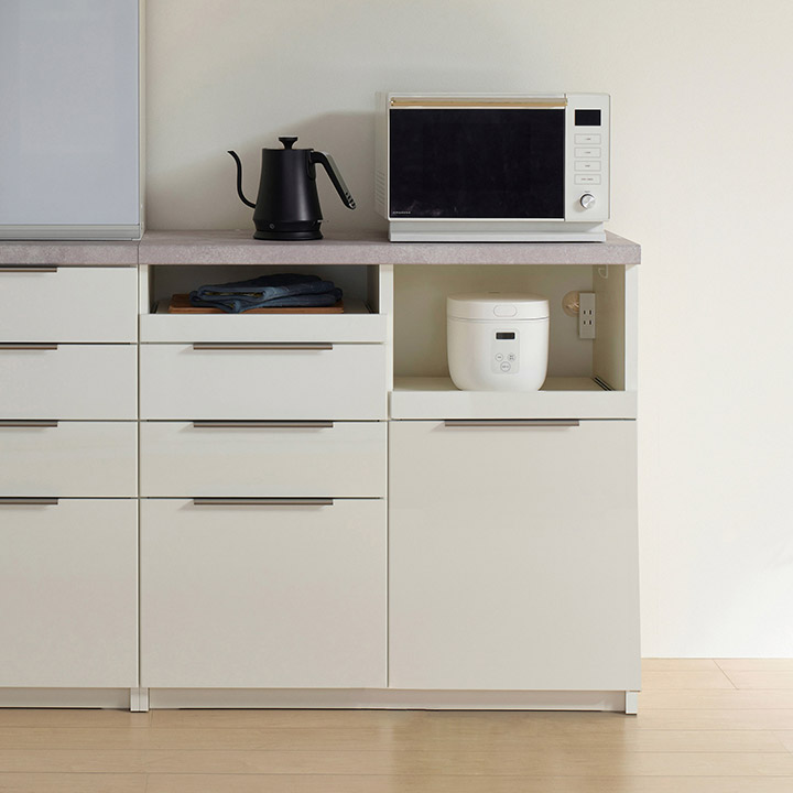 楽天市場】パモウナ カウンター 幅100cm 奥行50cm 高さ94cm ID 下台