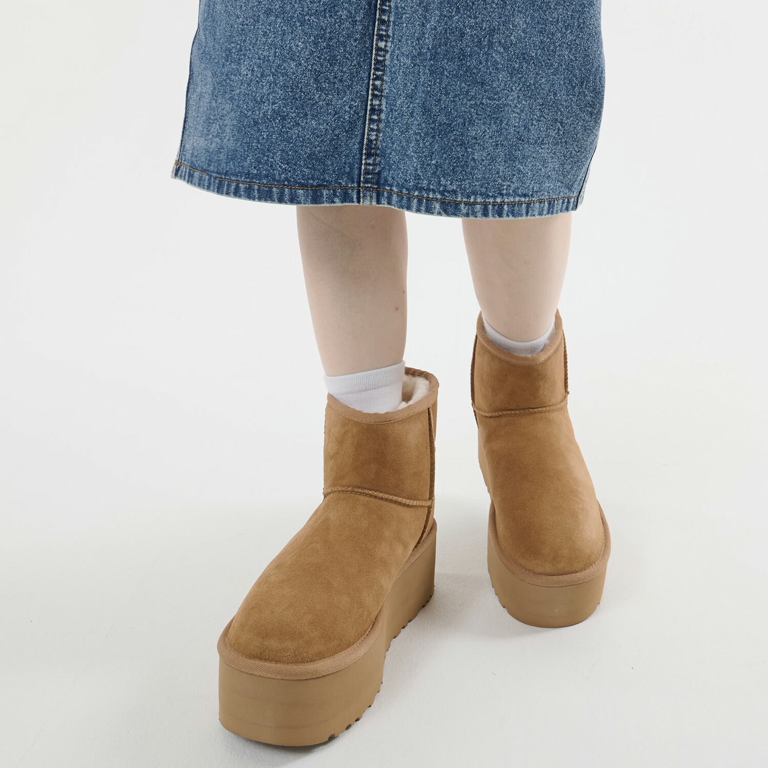 楽天市場】UGG WCLASSIC MINI PLATFORM アグ ムートンブーツ