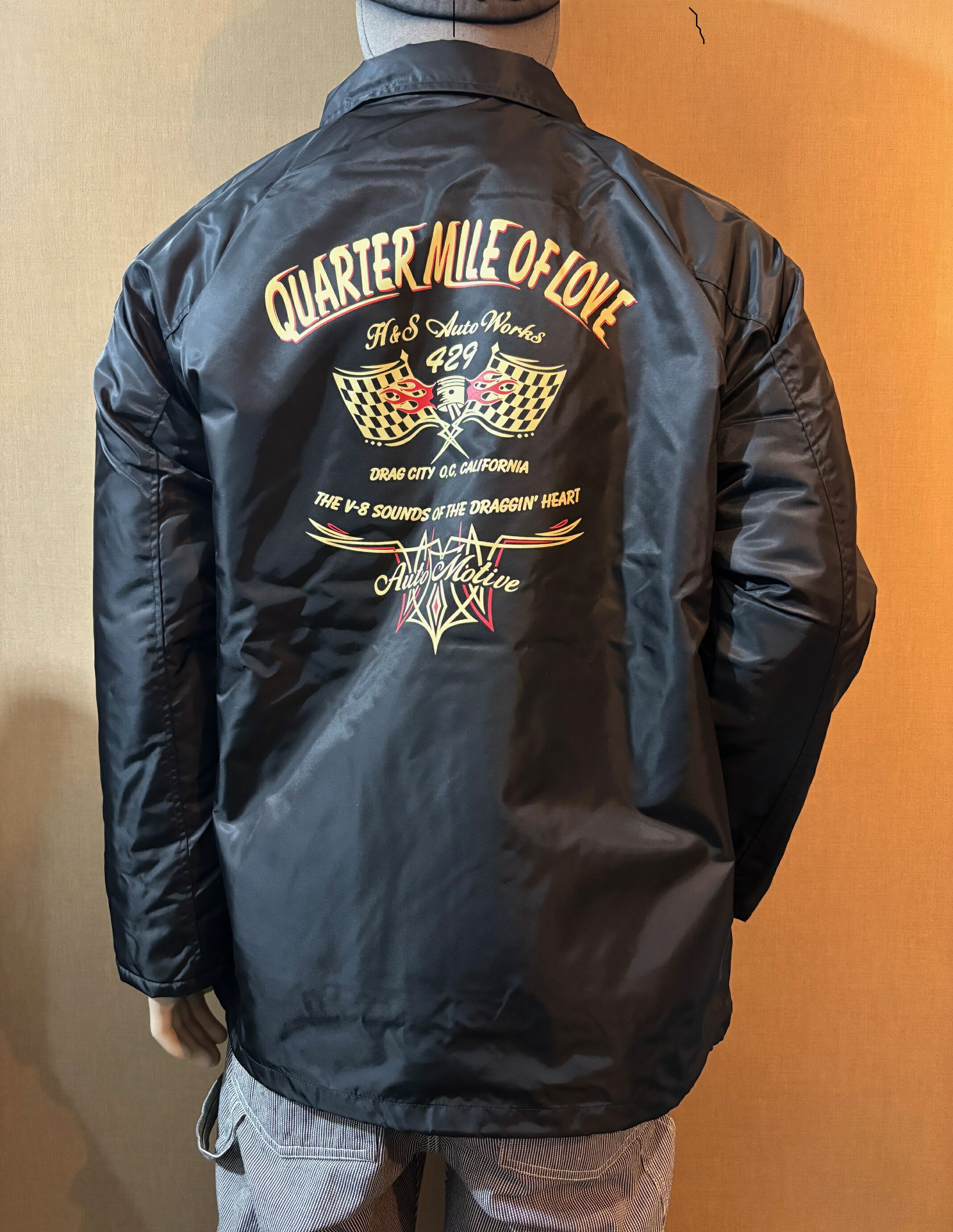 楽天市場】NEW BODY!ボア付 コーチジャケット ハーレー バイカー アメ