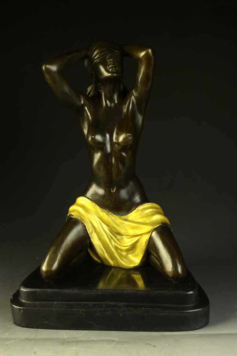 楽天市場】【送料無料】大人気ブロンズ像裸婦像Preiss彩色 インテリア