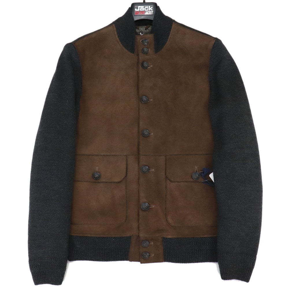 楽天市場】THE JACK Leathers ザ・ジャックレザー レザー切替 ニット