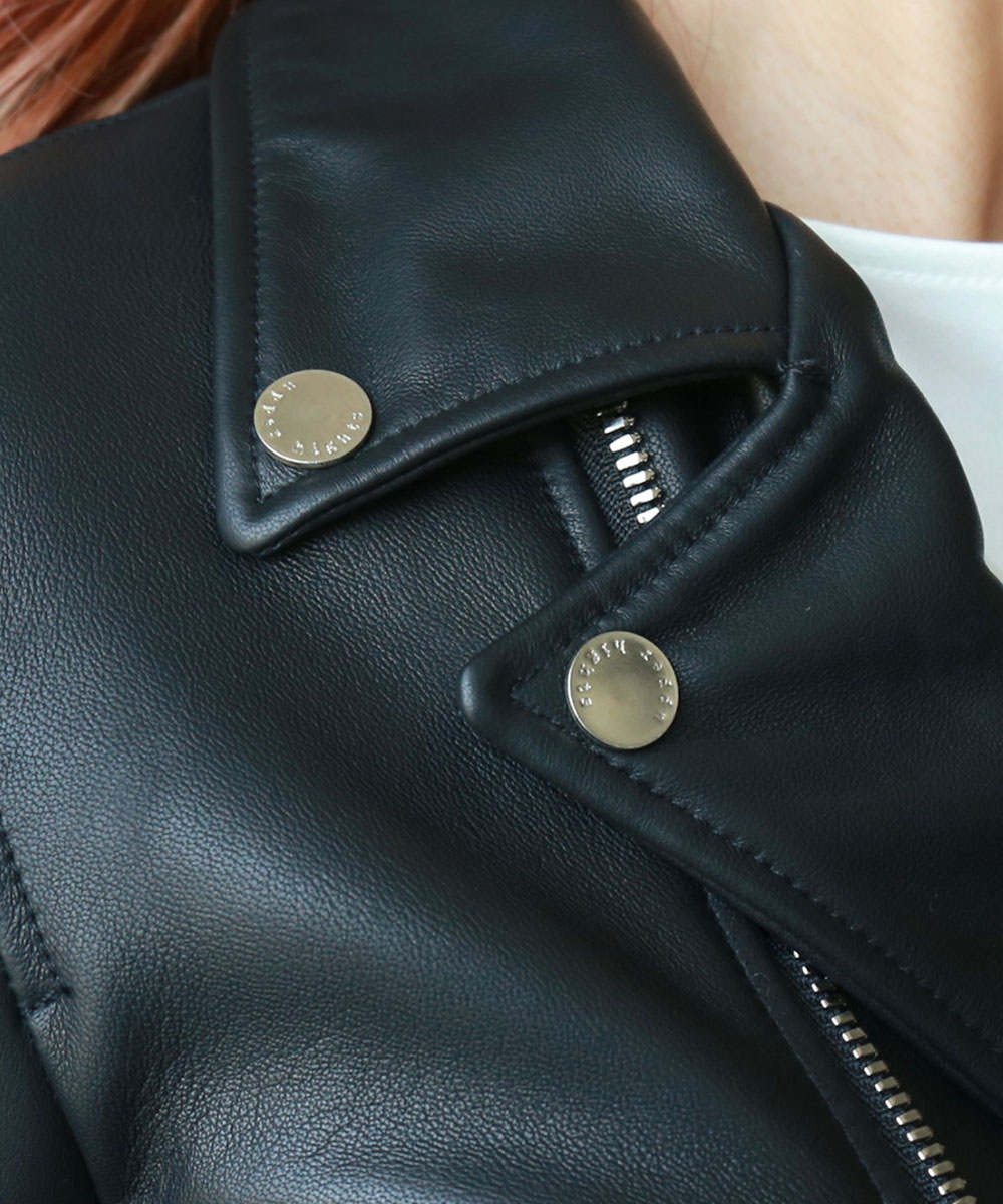 アッパーハイツ レザージャケット ラムレザー 羊革 ダブルライダース