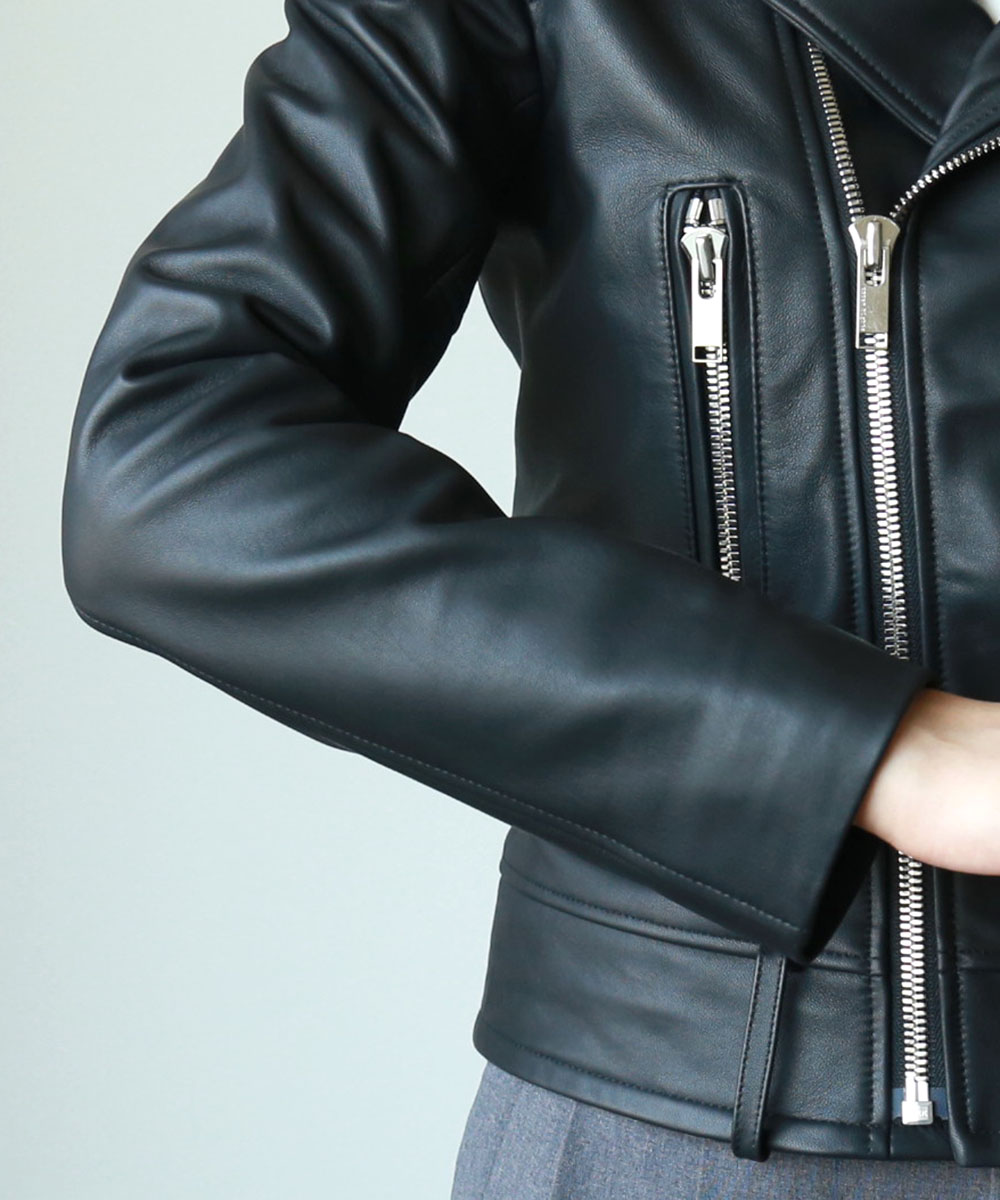 アッパーハイツ レザージャケット ラムレザー 羊革 ダブルライダース