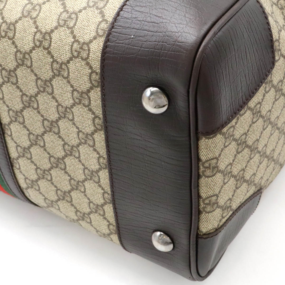 楽天市場】GUCCI グッチ GGスプリーム シェリーライン ボストンバッグ