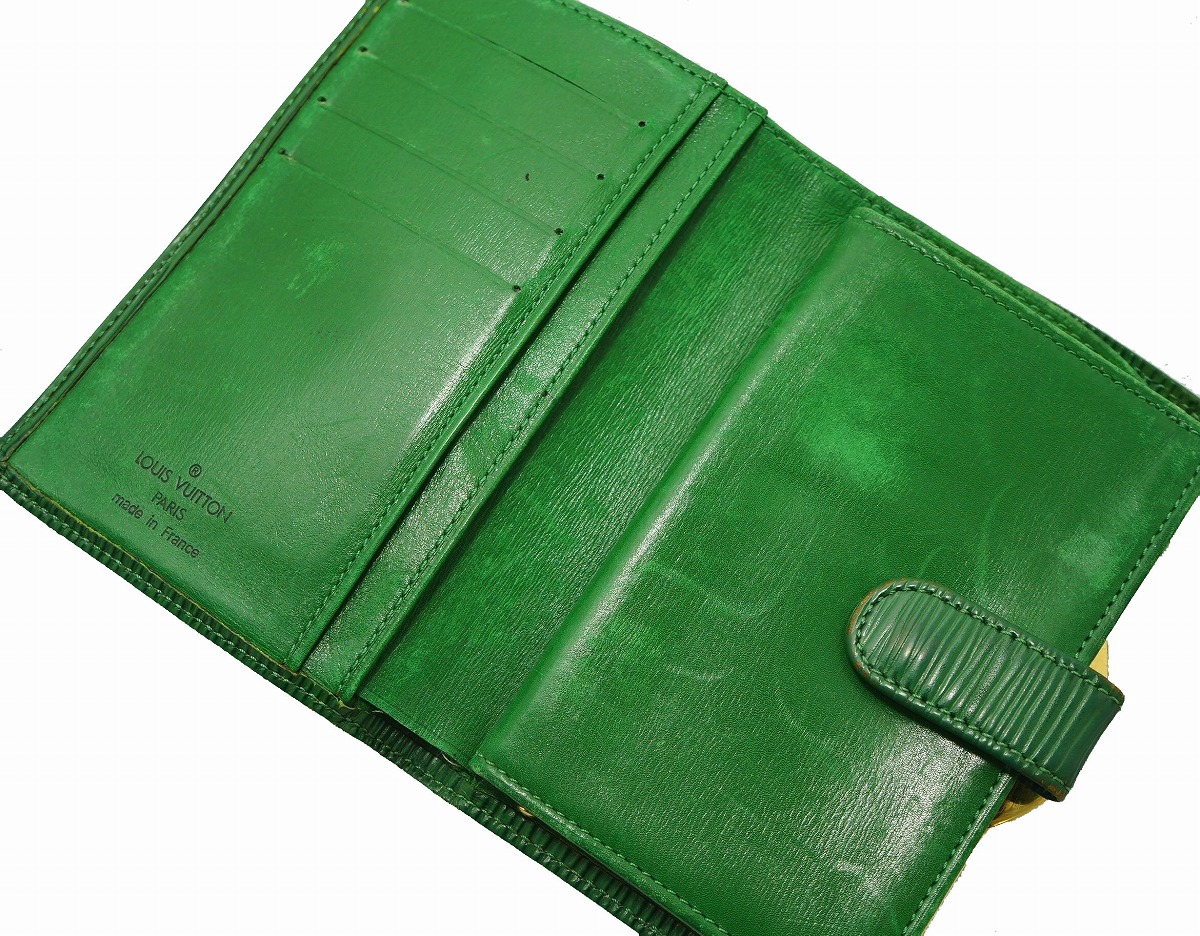 楽天市場】【財布】LOUIS VUITTON ルイ ヴィトン エピ 2つ折 がま口