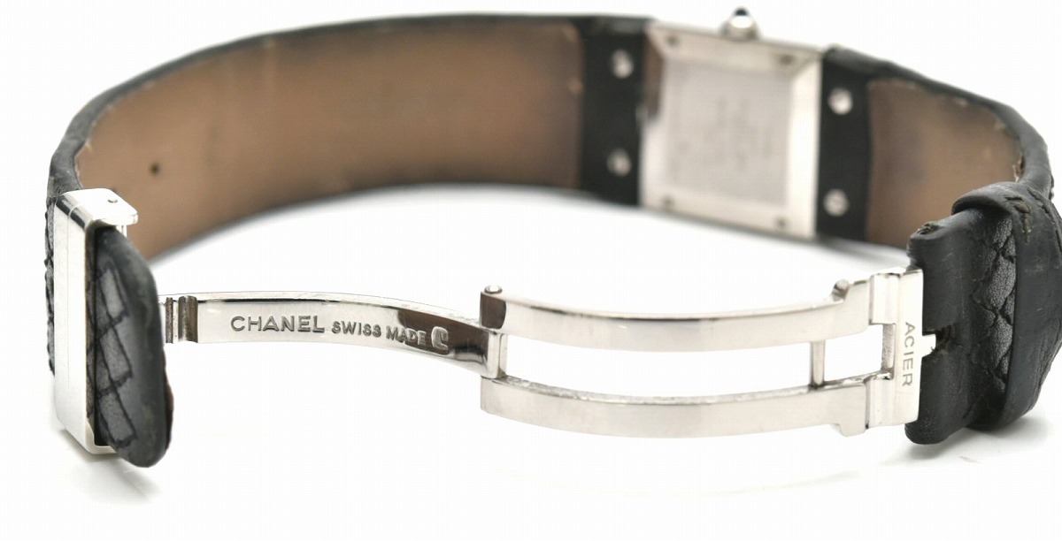 楽天市場】【ウォッチ】CHANEL シャネル マトラッセ SS 革ベルト