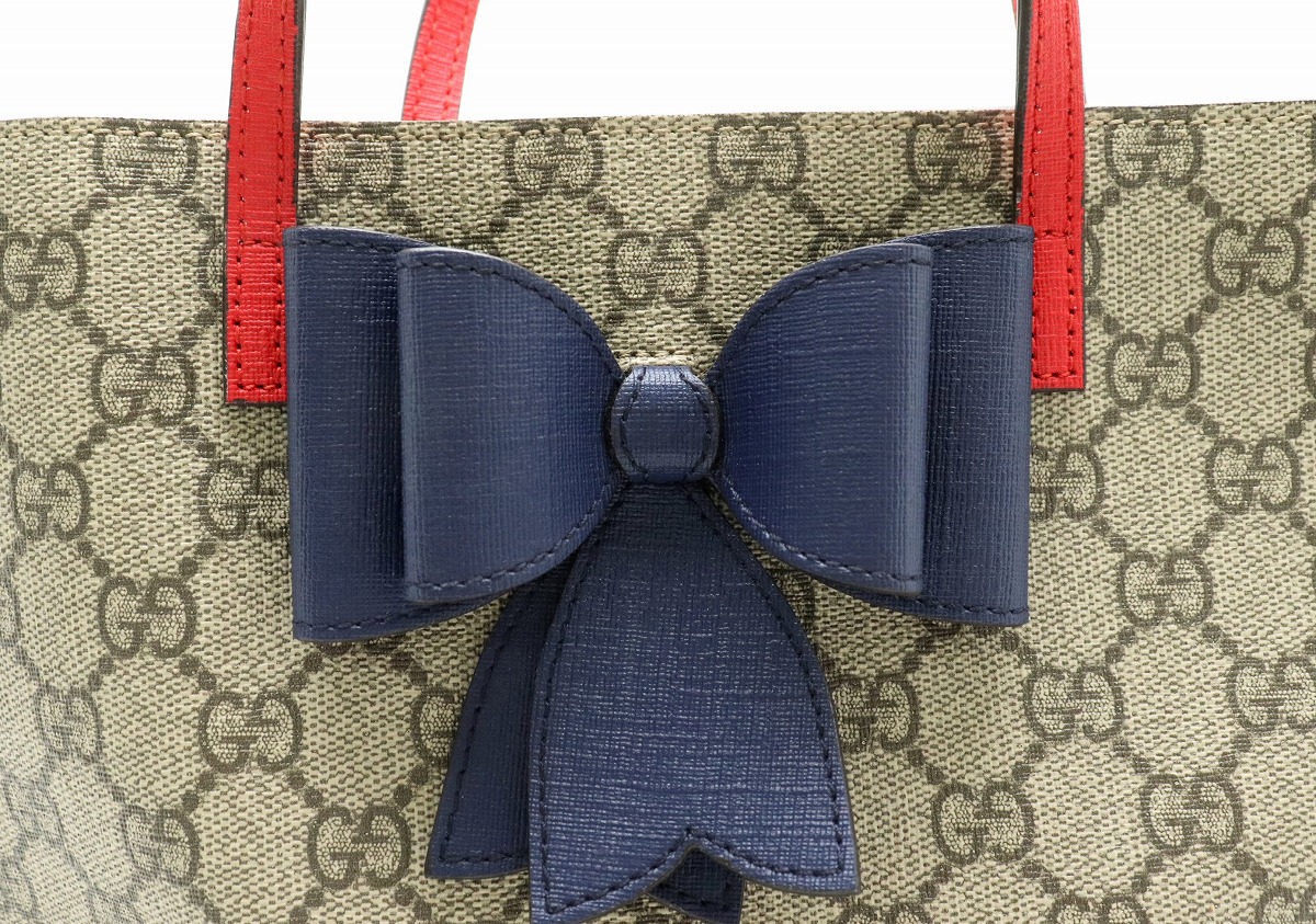楽天市場】【バッグ】GUCCI グッチ キッズライン GGスプリーム リボン