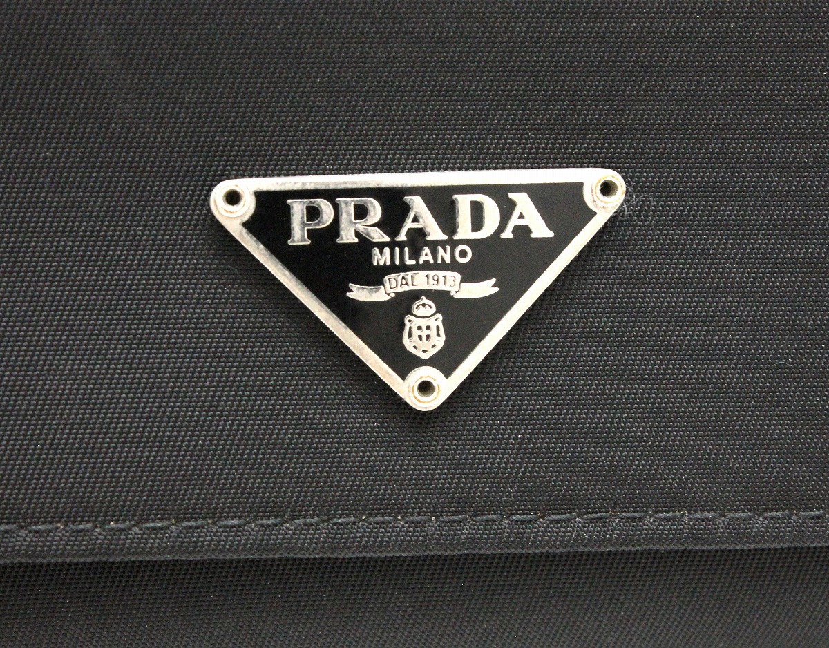 楽天市場】【財布】PRADA プラダ 2つ折り長財布 TESSUTO テスート