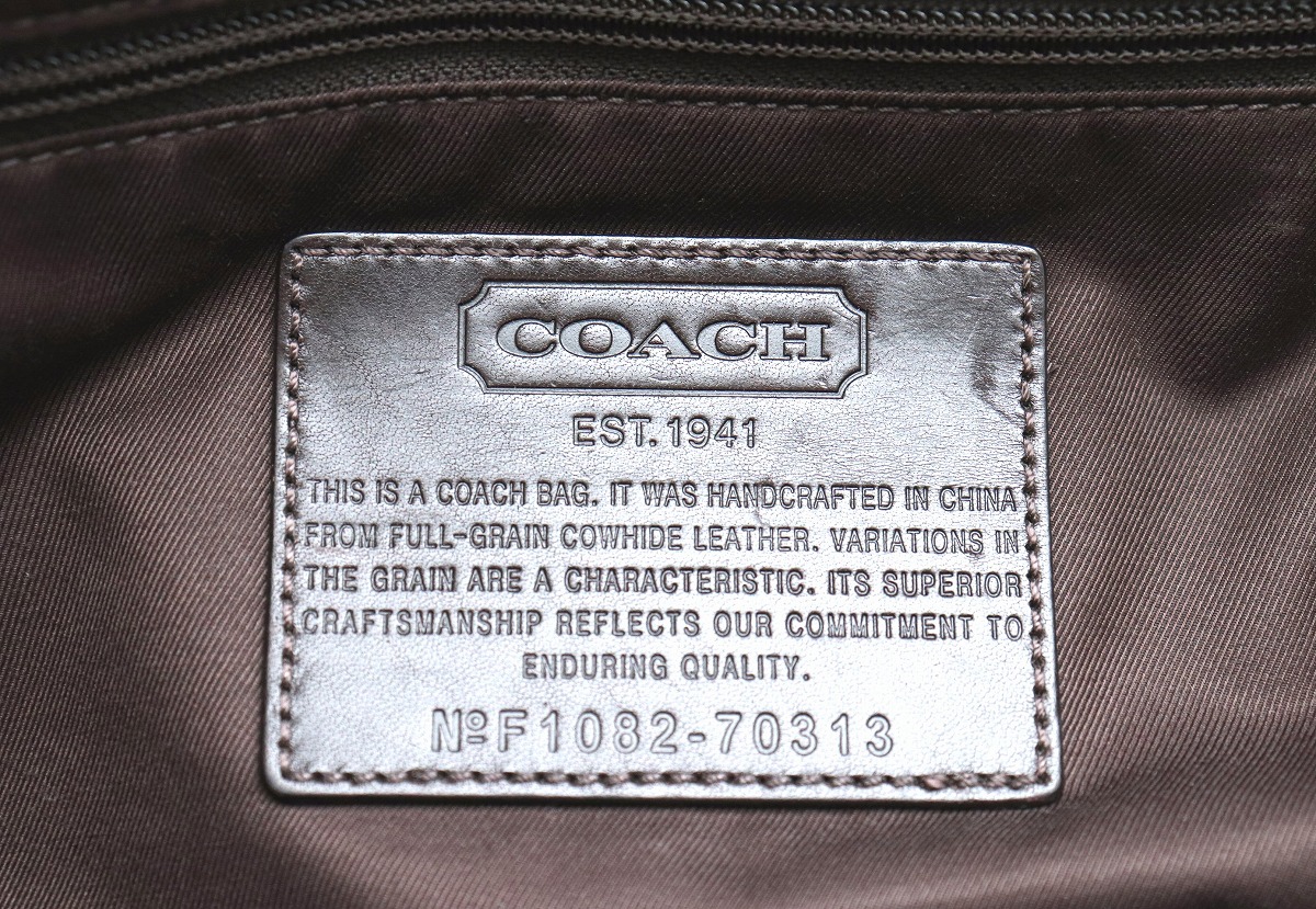 楽天市場】【バッグ】COACH コーチ トンプソン レザー スリム