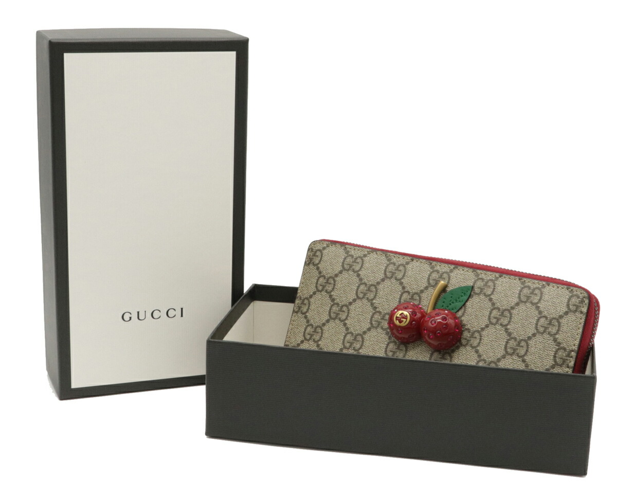 楽天市場】【財布】GUCCI グッチ GGスプリーム チェリー さくらんぼ