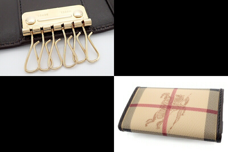 楽天市場】【未使用品】BURBERRY バーバリー キーケース 6連キーケース