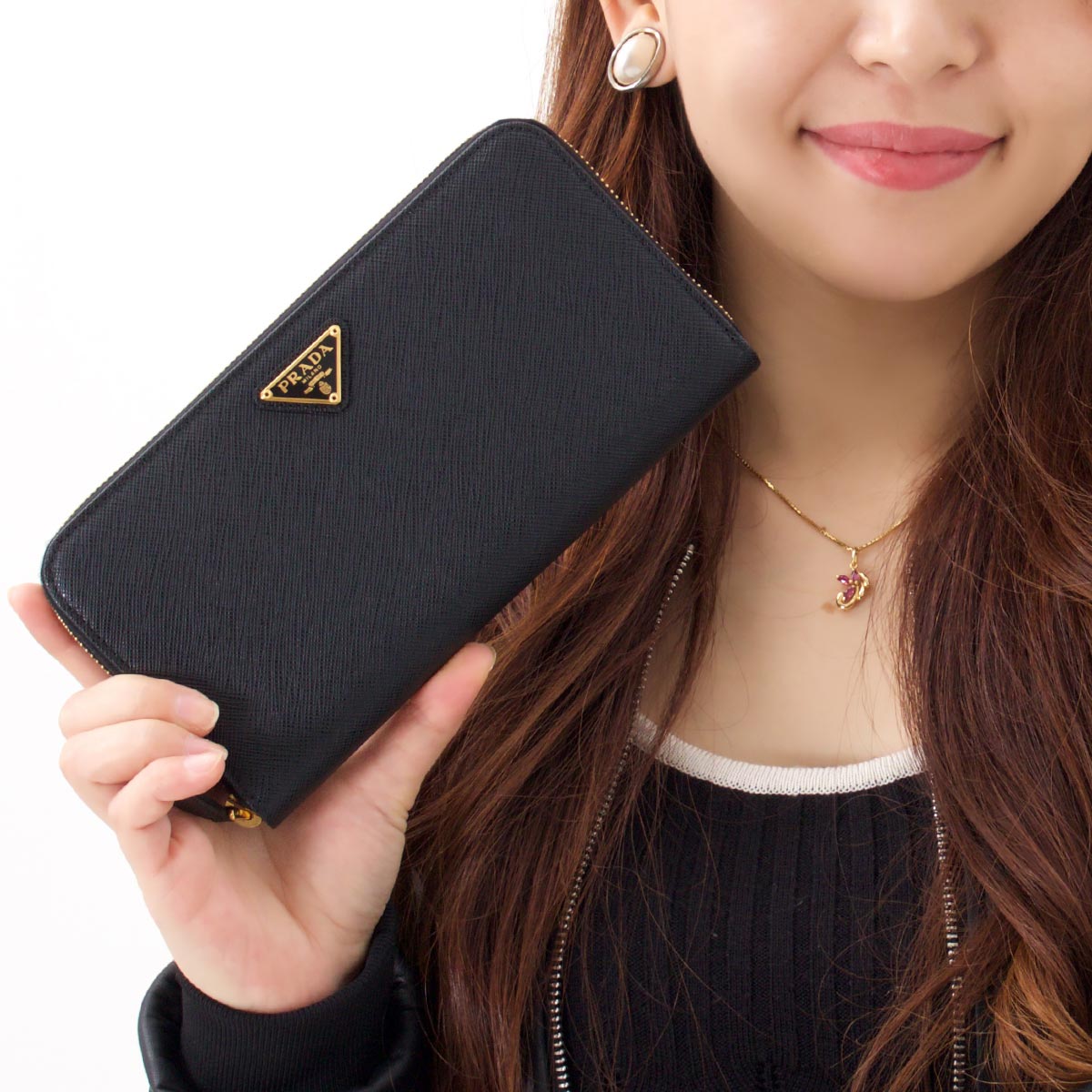 楽天市場】プラダ 長財布 財布 レディース サフィアーノ