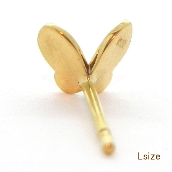 楽天市場】【ピアス】22金セカンドピアス「蝶S・バタフライ