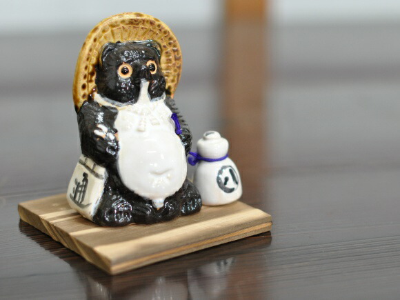 楽天市場】信楽焼たぬきの置物 信楽たぬき お父さんたぬき 大 高さ10cm