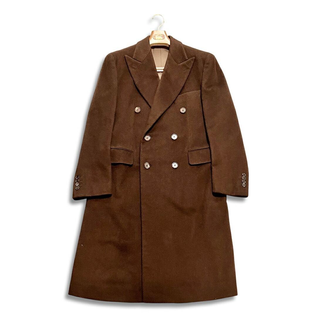 楽天市場】COL コルウ ビスポーク カシミヤ ダブルブレスト ロング丈