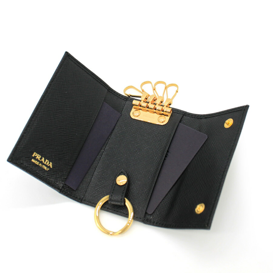 楽天市場】プラダ PRADA (1PG004 QHH)サフィアーノレザー キーケース