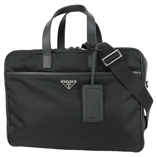 楽天市場】【10%OFF】 プラダ ビジネスバッグ ナイロン サフィアーノ