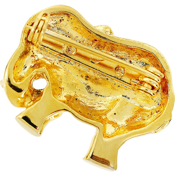 楽天市場】【30%OFF】 エルメス ブローチ エレファント 象 メタル GP
