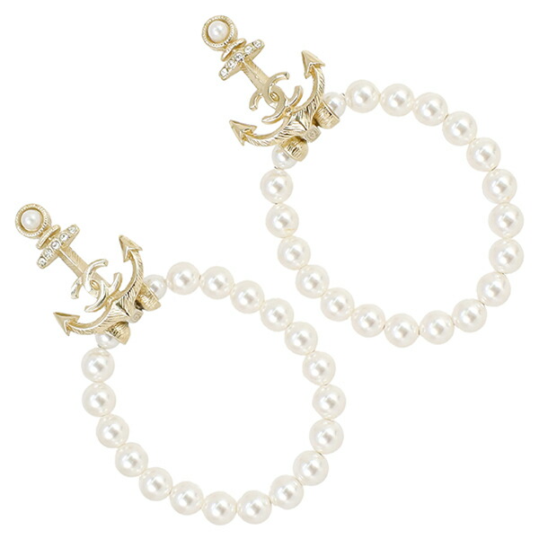 楽天市場】【美品】 シャネル ピアス ココマーク アンカーモチーフ CC