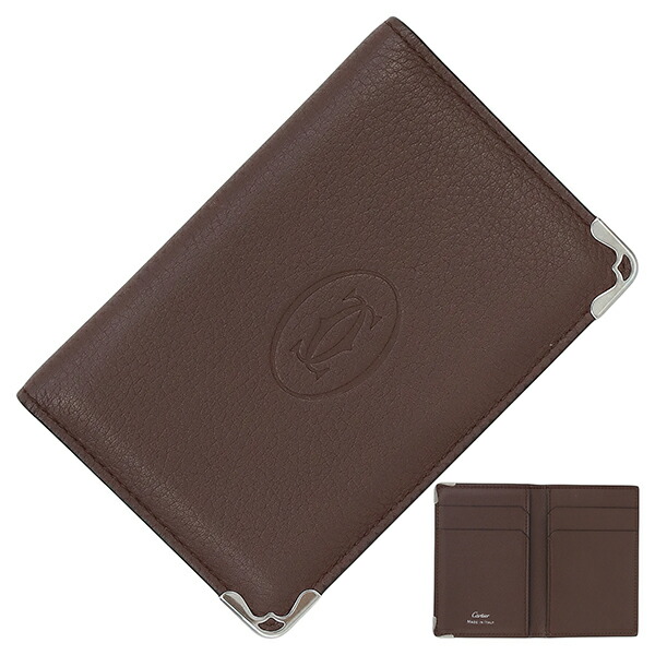 楽天市場】【10%OFF】 カルティエ カードケース 二つ折り マスト ドゥ