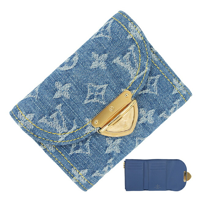 楽天市場】【10%OFF】 ルイヴィトン 三つ折り財布 ポルトフォイユ
