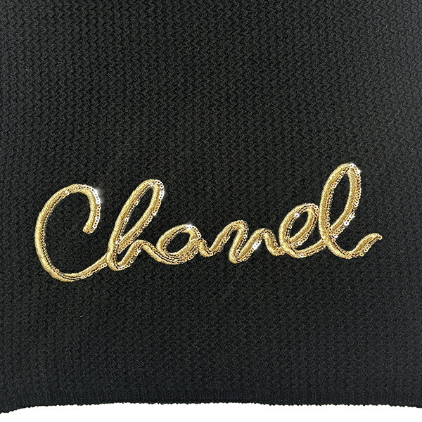 楽天市場】【20%OFF】 シャネル マフラー ロゴ刺繍 カシミヤ