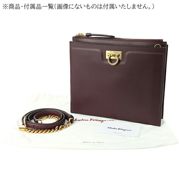 楽天市場】【10%OFF】 フェラガモ ショルダーバッグ ガンチーニ カーフ