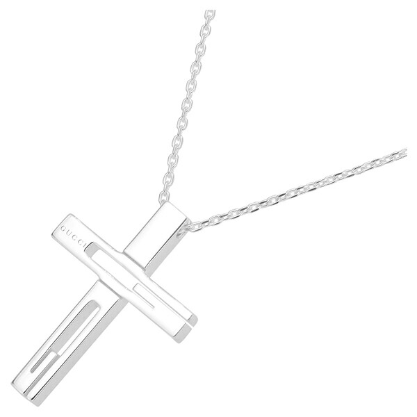 楽天市場】【20%OFF】 グッチ ネックレス カットアウト Gクロス ロゴ