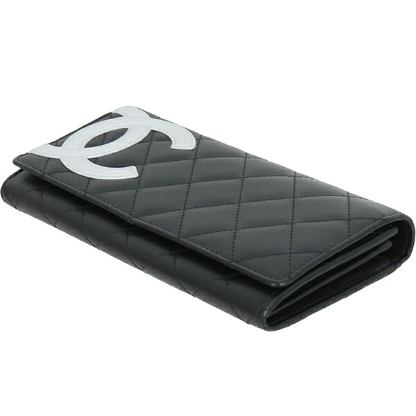 楽天市場】【10%OFF】 シャネル 長財布 フラップロングウォレット