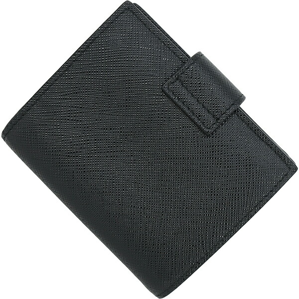 楽天市場】【新品】 プラダ 二つ折り財布 サフィアーノ タブ レザー