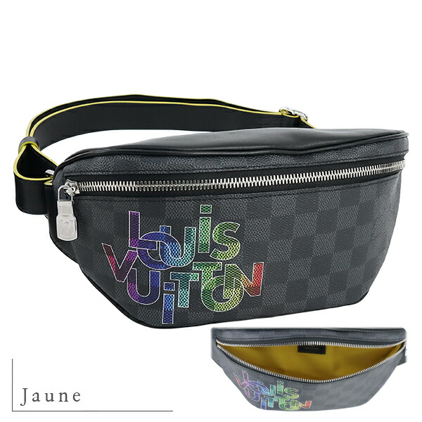 楽天市場】【10%OFF】 ルイヴィトン バムバッグ ダミエ グラフィット