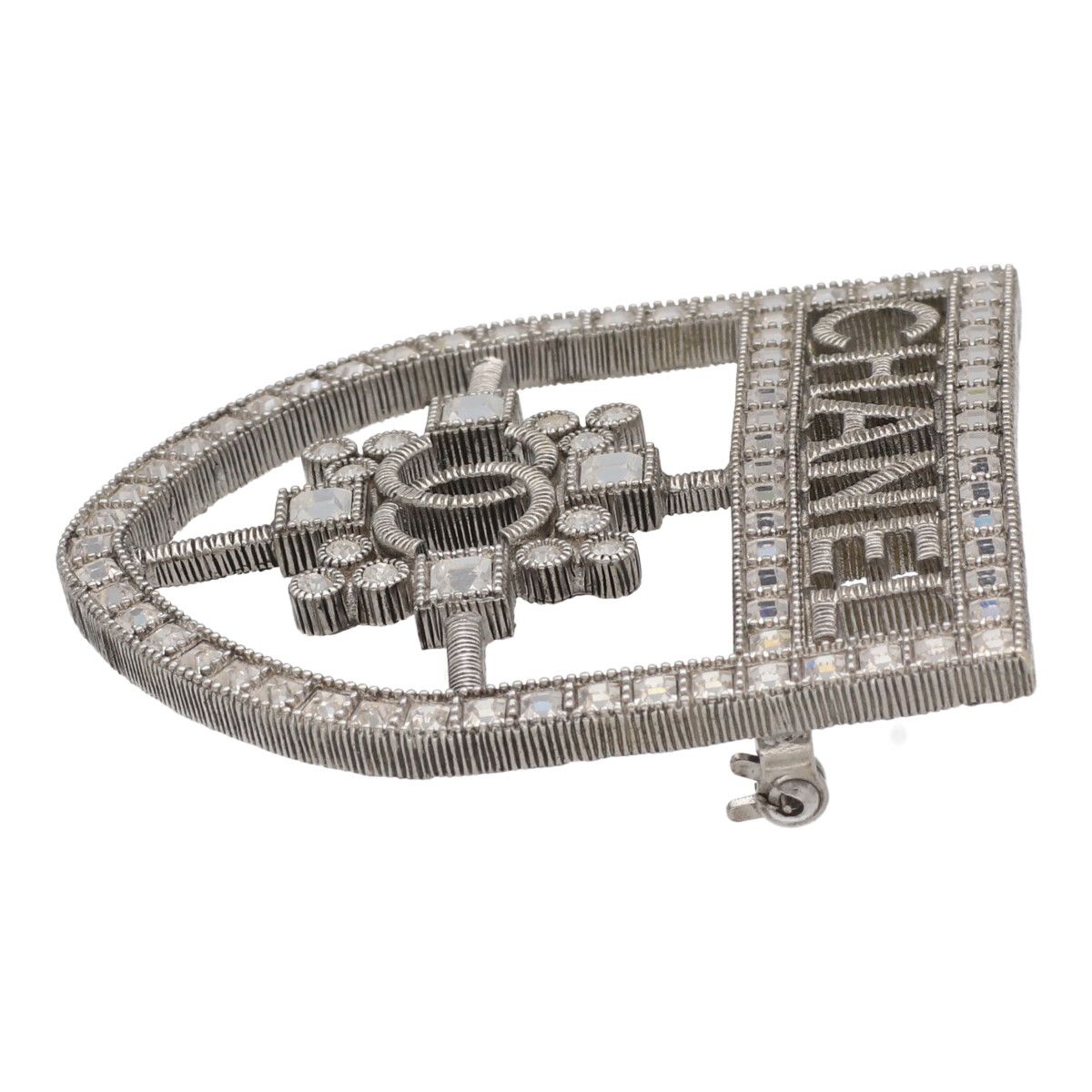 楽天市場】【中古】 CHANEL シャネル エンブレム ラインストーン