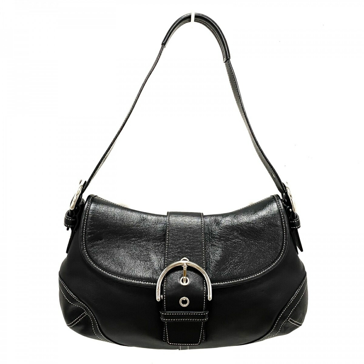 楽天市場】【新着】【中古】COACH(コーチ) ソーホーレザーフラップ